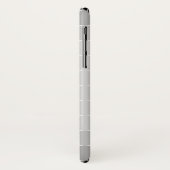 グレーモダンサークルモノグラム Case-Mate iPhoneケース (裏面/左)