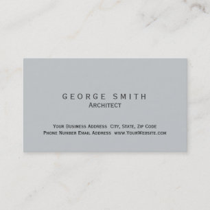 グレーモダンシンプル平標準名刺 名刺