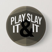 グレーモダンジオグラフィッ遊ク・ボード・ゲーム 缶バッジ (正面)