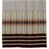 グレーモダンスのバスアクセント シャワーカーテン (正面)