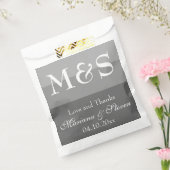 グレーモダンスクリプト フェイバーバッグ (封をした状態)