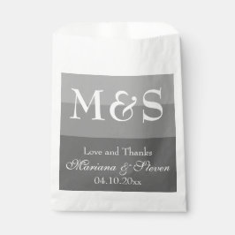 グレーモダンスクリプト フェイバーバッグ