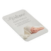 グレーモダンスターダストベビー発表写真 マグネット (右側)