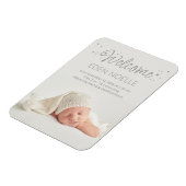 グレーモダンスターダストベビー発表写真 マグネット (左側)