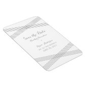 グレーモダンデコ日付磁石を保存 マグネット (右側)