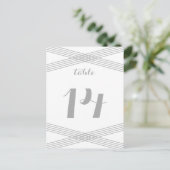 グレーモダンデコ表はがき ポストカード (スタンド正面)