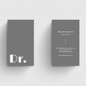 グレーモダンドクターメディカルヘルスケアサービス 名刺
