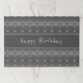 グレーモダンパターン ペーパーパッド (正面)