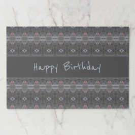 グレーモダンパターン ペーパーパッド