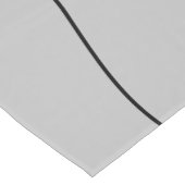 グレーモダンブラック感謝文字感謝祭 ショートテーブルランナー (コーナー)