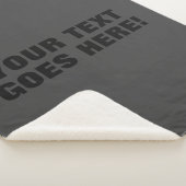 グレーモダンミニマはっきりしたリストのプロフェッショナル シェルパブランケット (3/4)