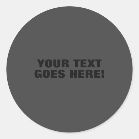 グレーモダンミニマはっきりしたリストのプロフェッショナル ラウンドシール (正面)