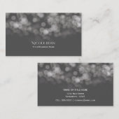 グレーモダンラミニマルイツシックエレガントグラマー 名刺 (正面/裏面)