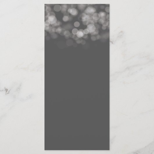 グレーモダンラミニマルイトエレガントGlamパーティーメニュー メニュー (裏面)