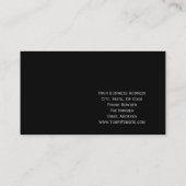 グレーモダンレッド・ブルー・コンサルタント・ビジネス・カード 名刺 (裏面)