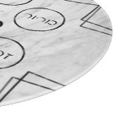 グレーモダン大理石パスソーバトレイ カッティングボード (角)