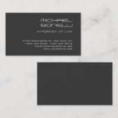 グレーモダン弁護士名刺 名刺 (正面/裏面)