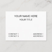 グレーモダン抽象芸術幾何学的パターン 名刺 (裏面)