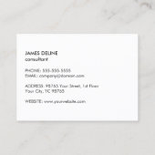 グレーモダン金ゴールド回路基板コンピュータの修復 名刺 (裏面)