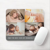 グレーモダン4フォトコラージュfor Grandpa マウスパッド (マウス)