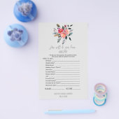 グレーモダン「財布の中に何があるか」ゲーム チラシ (シングル)