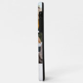 グレーモノグラムの大理石5フォトコラージュ Case-Mate iPhoneケース (裏面/左)