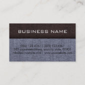 グレーモノグラムエレガントキャンバスの外観 名刺 (裏面)