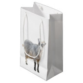 グレーヤギ農場動物自然写真 スモールペーパーバッグ (正面アングル)