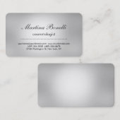 グレーユニークプロフェッショナル化粧品名刺 名刺 (正面/裏面)