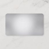 グレーユニークプロフェッショナル化粧品名刺 名刺 (裏面)