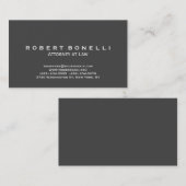 グレーユニーク弁護士標準名刺 名刺 (正面/裏面)