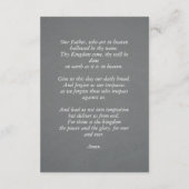 グレーラインフォト祈りの言葉 エンクロージャーカード (裏面)