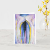 グレーライン、ジョージア・オキーフ カード (黄色い花)