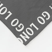 グレーラクロスマイハートフリースブランケット フリースブランケット (角)