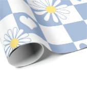 グレーラッ市松模様にプ紙 ラッピングペーパー (ロールコーナー)