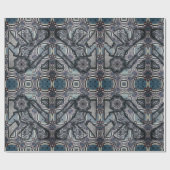 グレーリビングメタルNo 2 ラッピングペーパー (フラット)