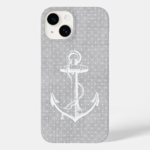 グレーリフェイクネンヴィンテージいかり Case-Mate iPhone 14ケース