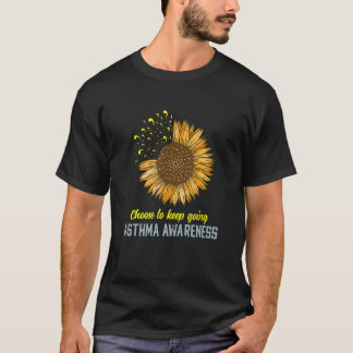 グレーリボン世界ぜんそく日サポートぜんそく倉庫群 Tシャツ