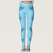 グレーリーフシャーク、ヤップ島 – 写真デザイン | レギンス (正面)