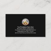 グレーレイヤー金ゴールドホーム修復行 名刺 (裏面)