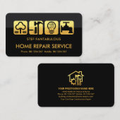 グレーレイヤー金ゴールド手書きツール 名刺 (正面/裏面)