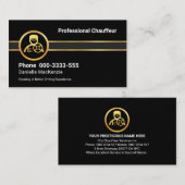 グレーレイヤ金ゴールドショーフールライン 名刺 (正面/裏面)