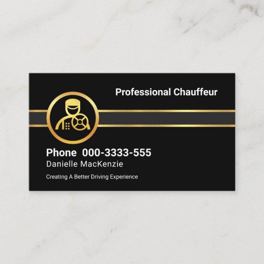 グレーレイヤ金ゴールドショーフールライン 名刺 (正面)