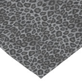 グレーレオパードアニマルプリントショートテーブルランナー ショートテーブルランナー (コーナー)