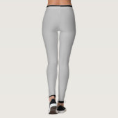 グレーレギンスと青フローラ側ストライプ レギンス (裏面)