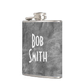 グレーレザースキットル フラスク (左)