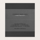 グレーレザーフェイク 名刺 (内部フラット)