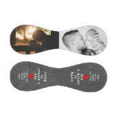 グレーレザープリント1st父の日2写真 野球ボール (パネル)