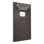 グレーレザーミニクリップボード ミニクリップボード (アングル)