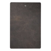 グレーレザーミニクリップボード ミニクリップボード (裏面)